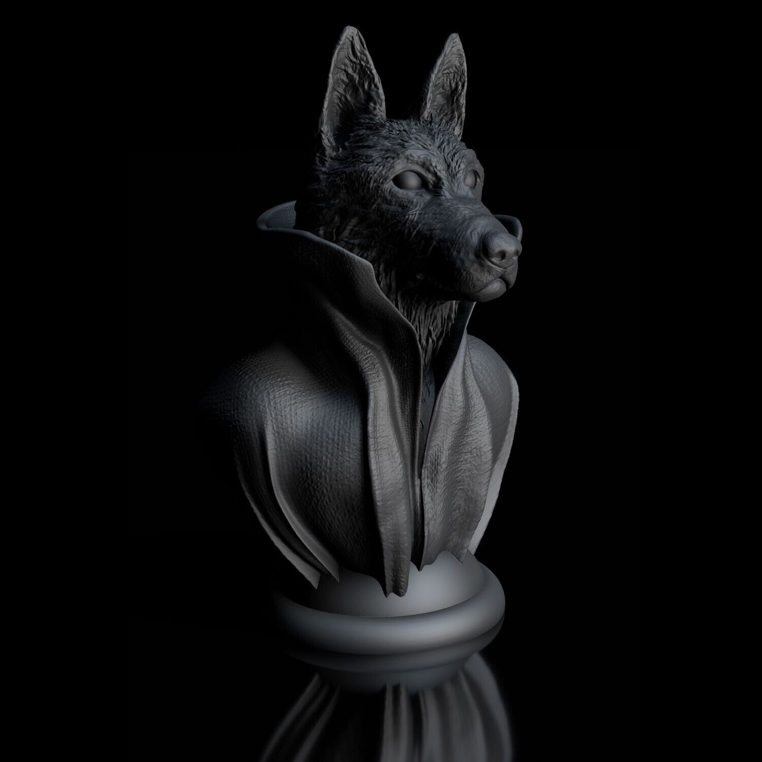 Cape-Dog-Kragen-German-Shepherd  - 3D Modell Datei