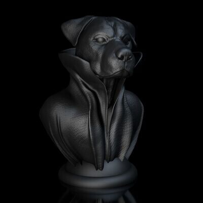 Cape-Dog-Kragen-Rottweiler - 3D Modell Datei