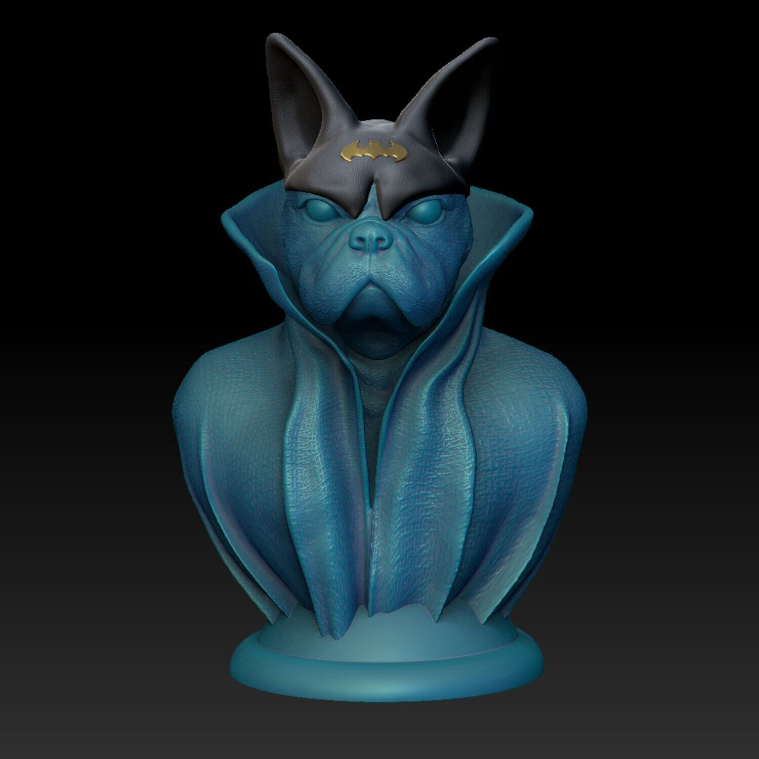 BAT-Dog-French-Bulldog  - 3D Modell Datei