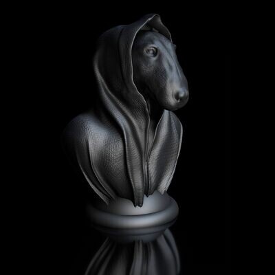 Cape-Dog-Bull-Terrier 3D Druck Modell