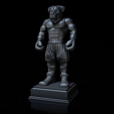 Rottweiler - Figur - Boxing-Rody - 3D Datei