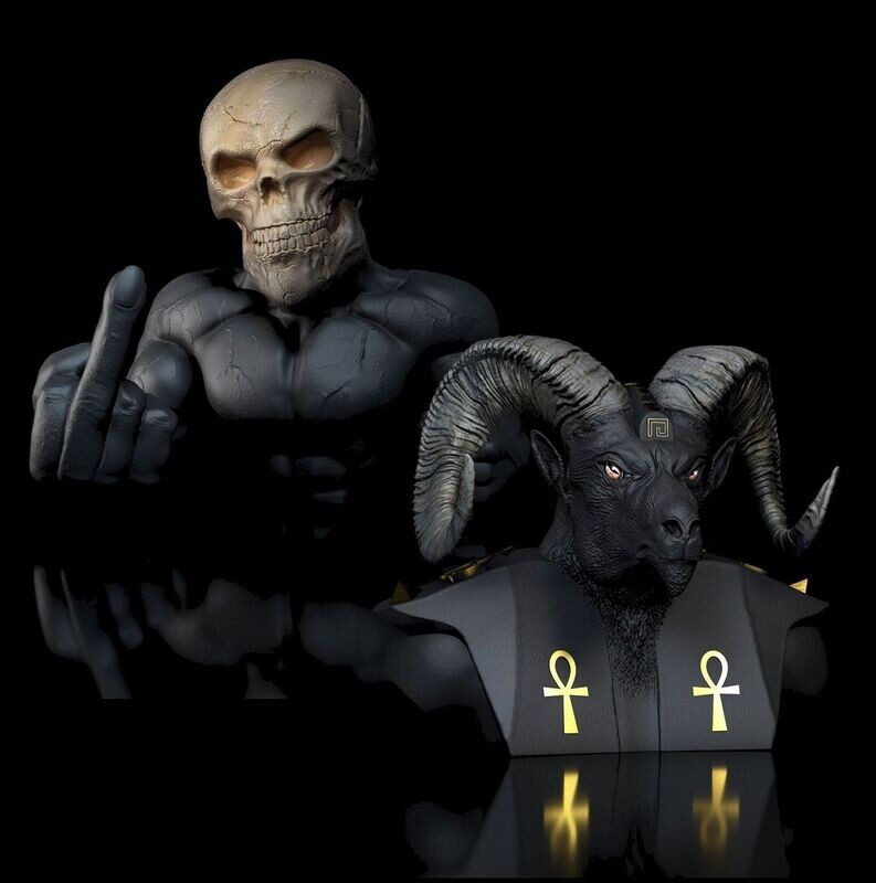 2er Pack -30% Rabatt- Totenkopf-Dozer + Herischef Anubis