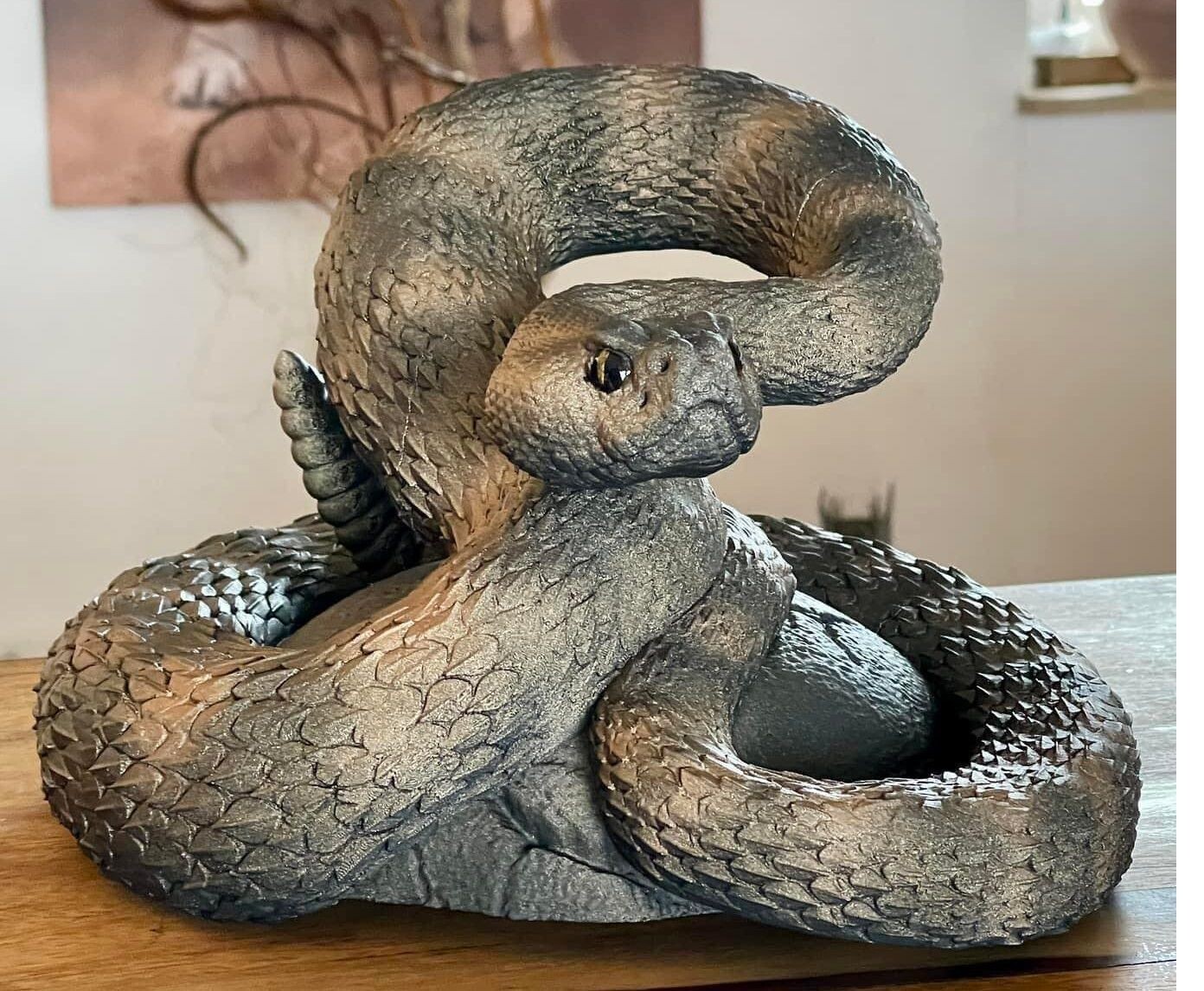 Rattle-Snake-On-Rock
