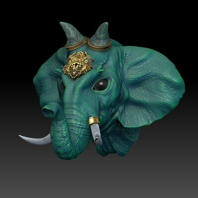Fantasia Fauna - Qairavata-Elefant - 3D Modell