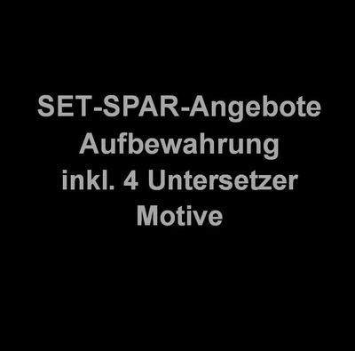 Kleine Sets - Aufbewahrung und 4 Untersetzer