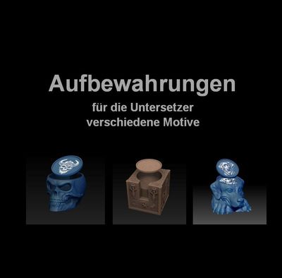 Untersetzer Aufbewahrungen