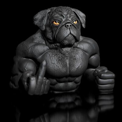 3D print file - Mops Dozer bust high polygon