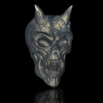 Vampire Skull Portrait for the Wall 3D Model File