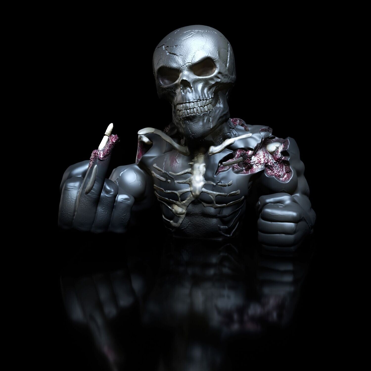 Skull Dozer  Extrem, 3D print model