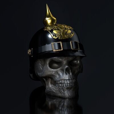 Pimple hood-Skull-Closed-Eyes