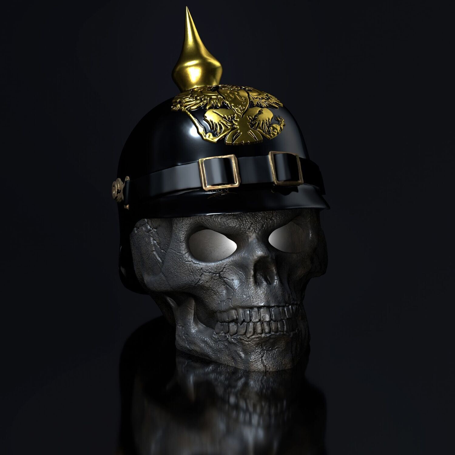 Pimple hood-Skull-open-Eyes