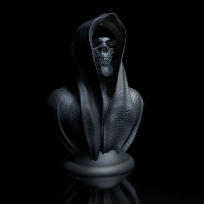 Skull Cape  Büste II  - 3D Druck Modell