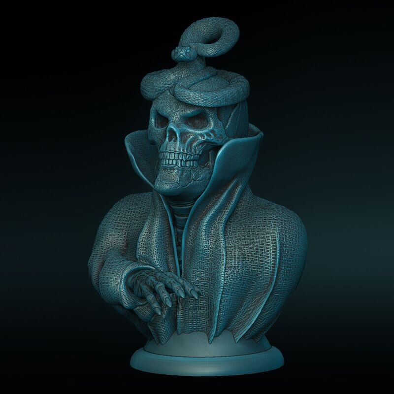 Lamp Cape-Skull-Kragen-Lamp-Headgear-Rattle-Snake- closed eyes Lamp Cape-Skull-Kragen-Lamp-Headgear-Rattle-Snake- closed eyes