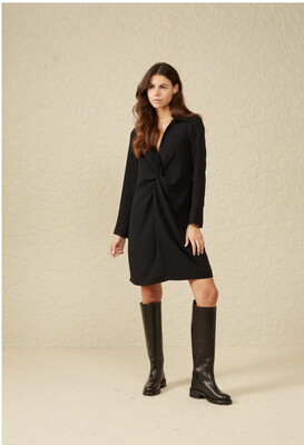 Woven Dress With Long Sleeve