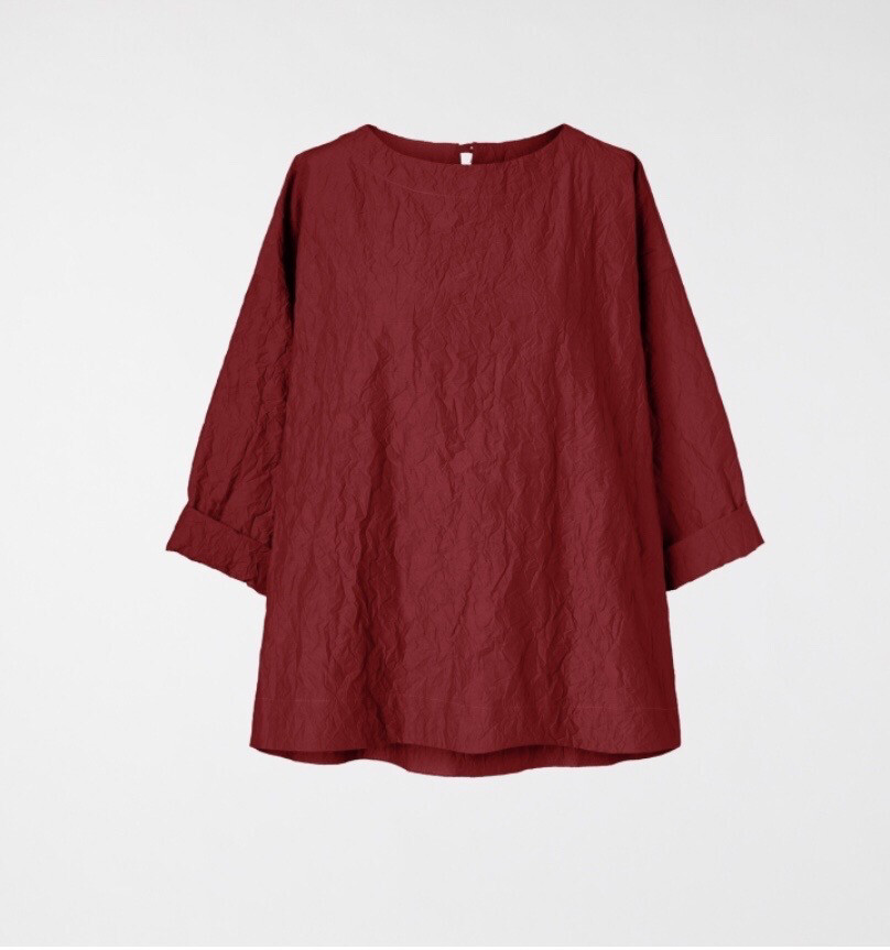 Top With Crumpled Effect