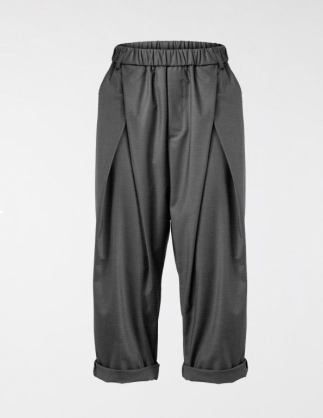 Gathered Front Trousers