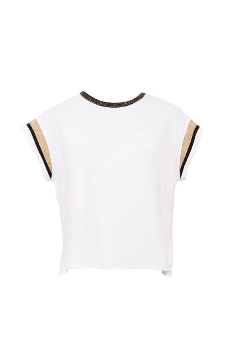 Peruzzi Metallic Contrast Sleeves