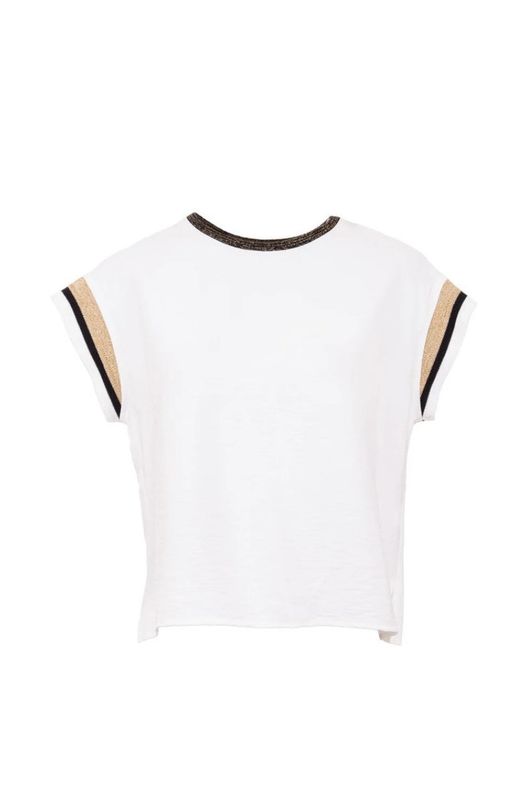 Peruzzi Metallic Contrast Sleeves