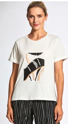 peruzzi Abstract Print Tshirt