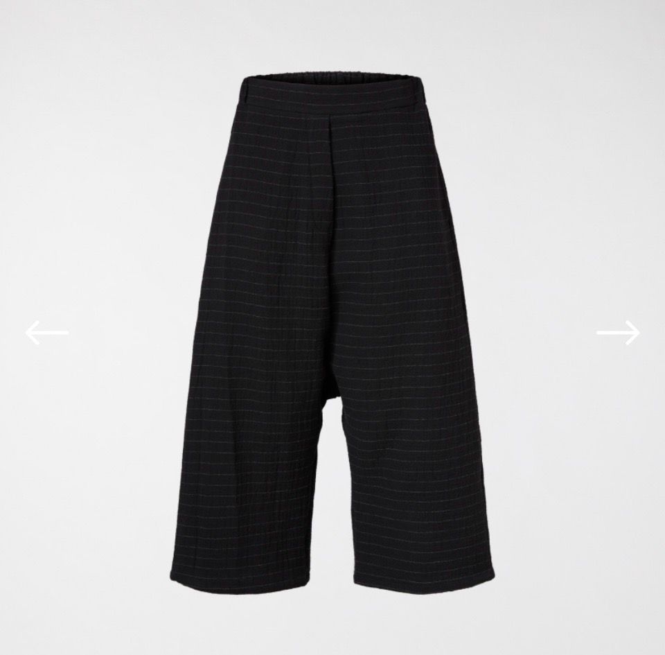 GAUZED TROUSERS WITH LOW CROTCH