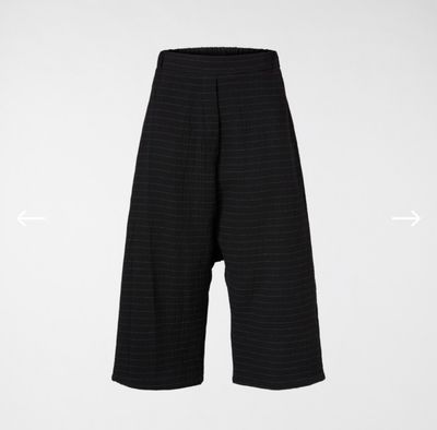 GAUZED TROUSERS WITH LOW CROTCH