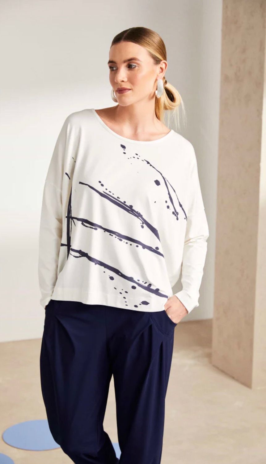 Brush Stroke Top