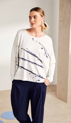 Brush Stroke Top