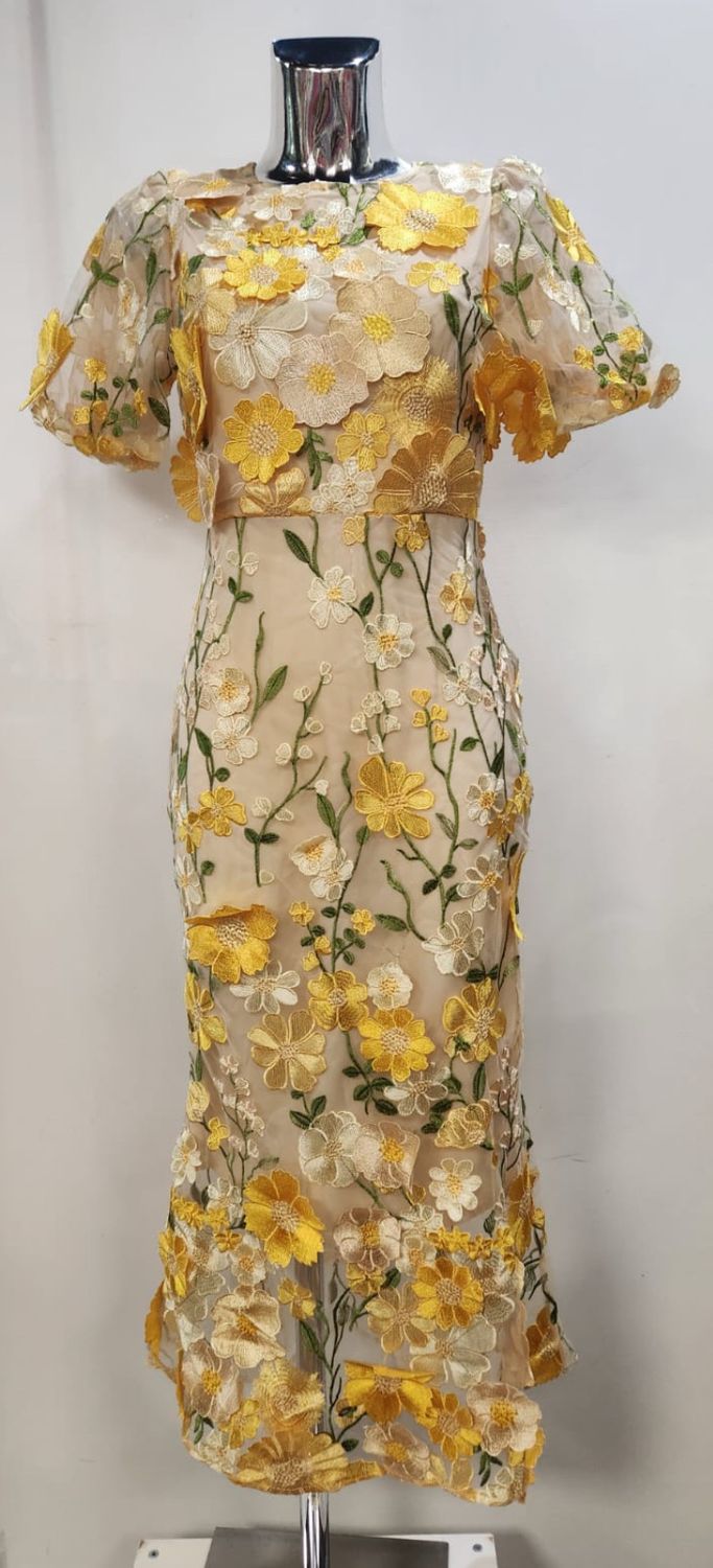Lemon Flower Dress