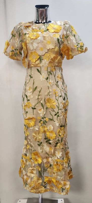 Lemon Flower Dress