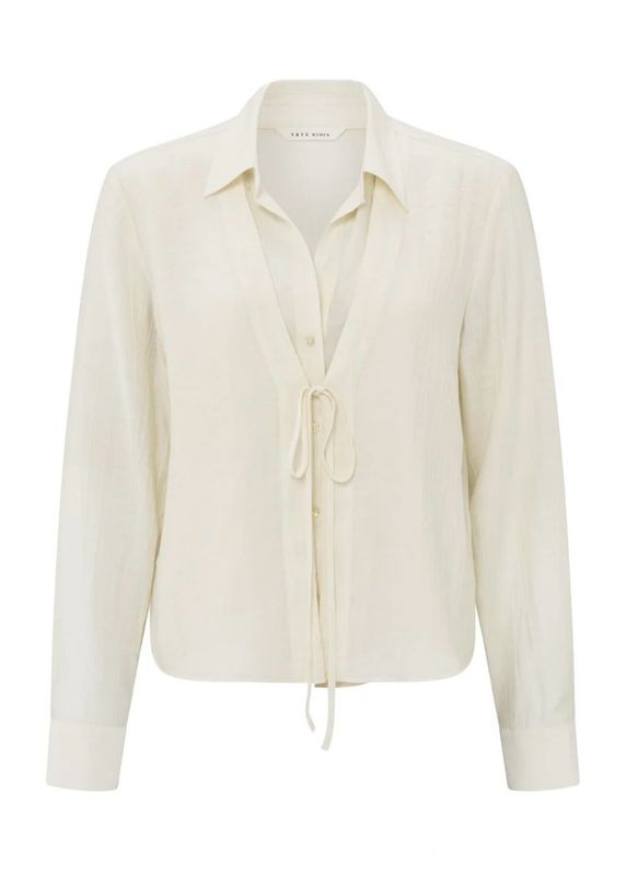 Layered Blouse With Tie Detail