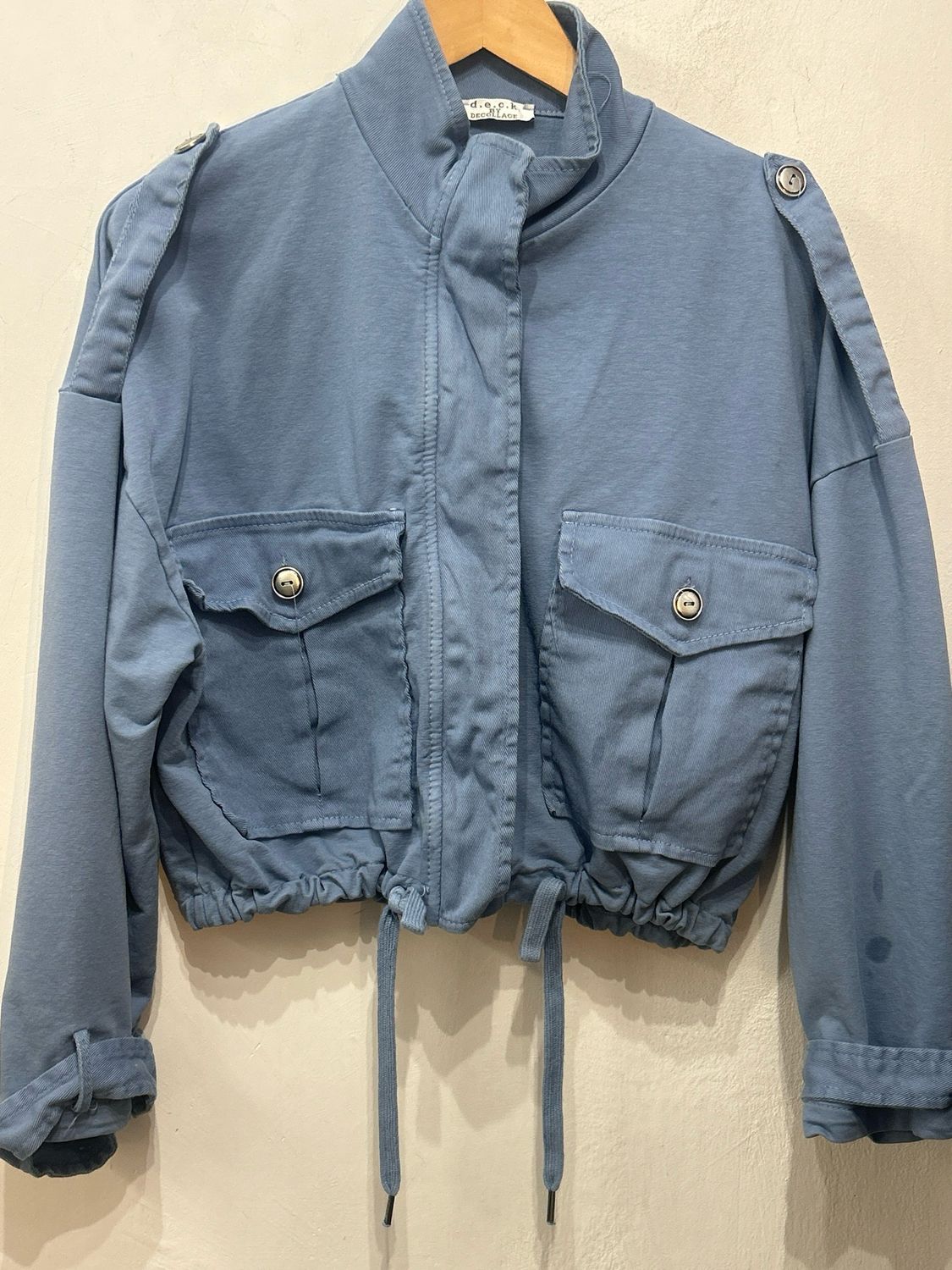 Cropped Cotton Jacket