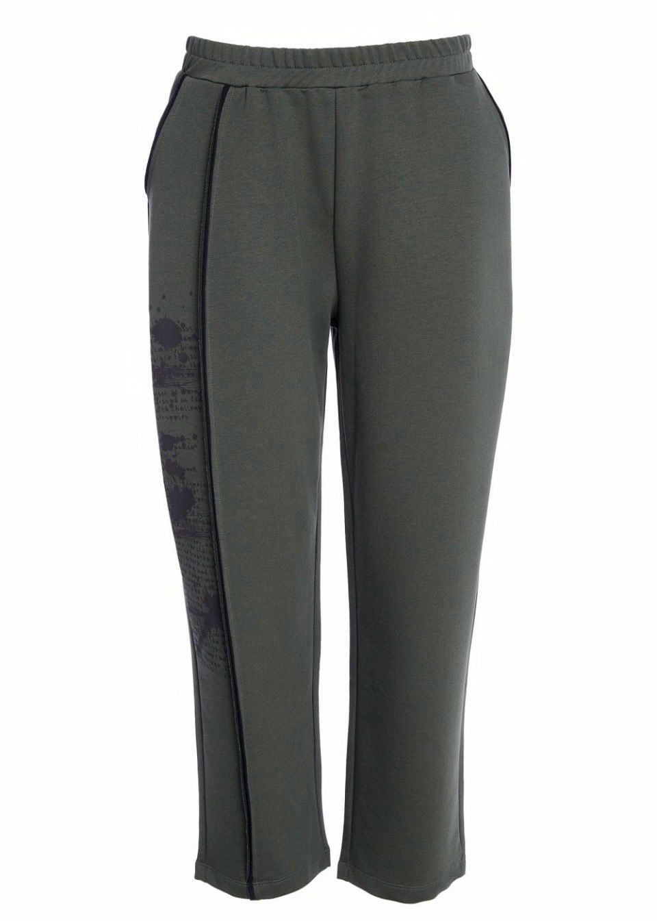 NAYA Slim Leg Print Detail Trouser