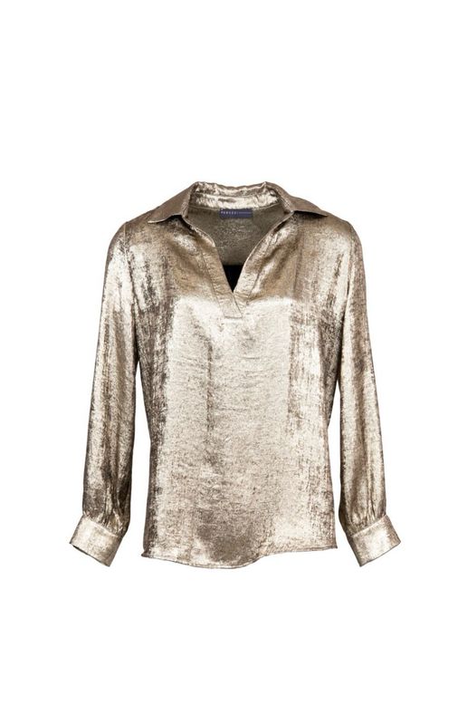 BURNISHED GOLD BLOUSE
