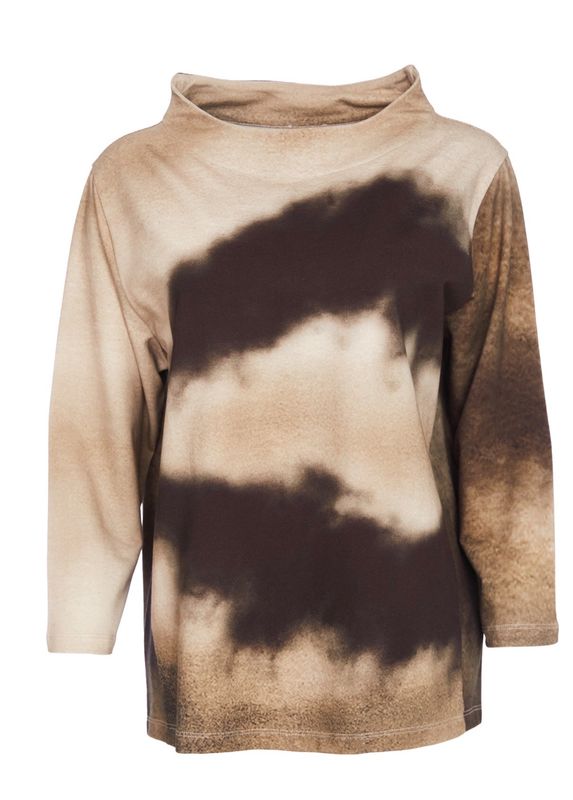 Sand/black Ora Top