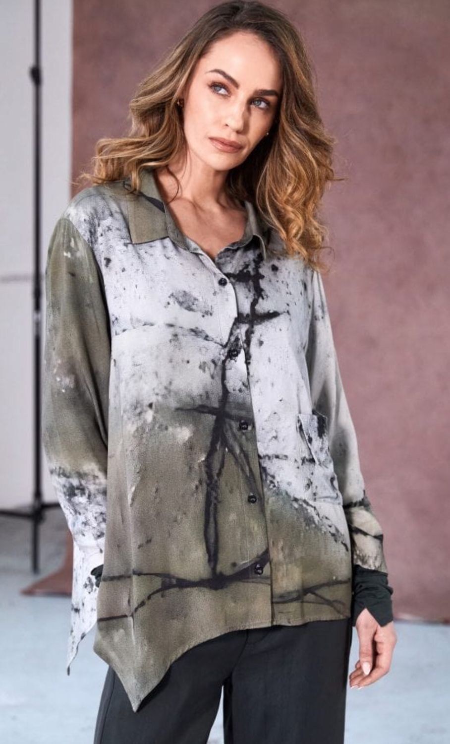 Naya Mixed Print Blouse