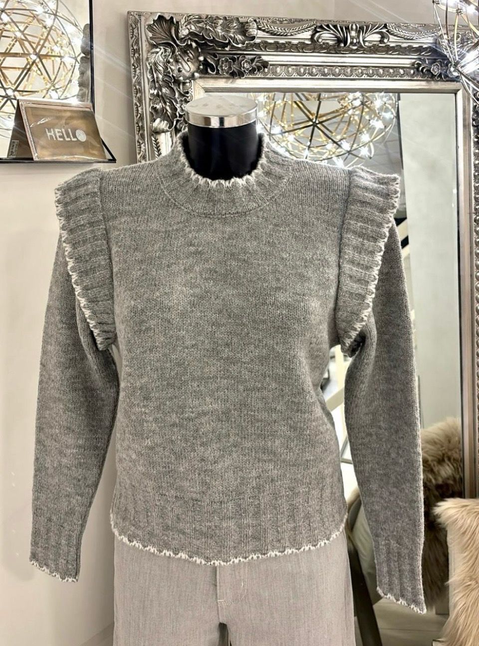Shoulder Detail Jumper
