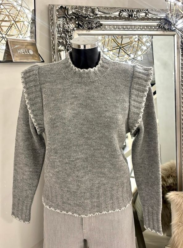 Shoulder Detail Jumper