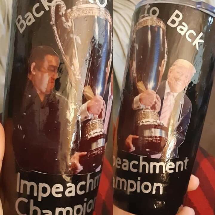 Woodgrain/handpainted Tumblers