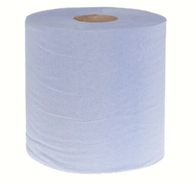 Blue cleaner's Tissue Roll
