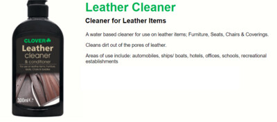 leather maintaining and polish cleaner