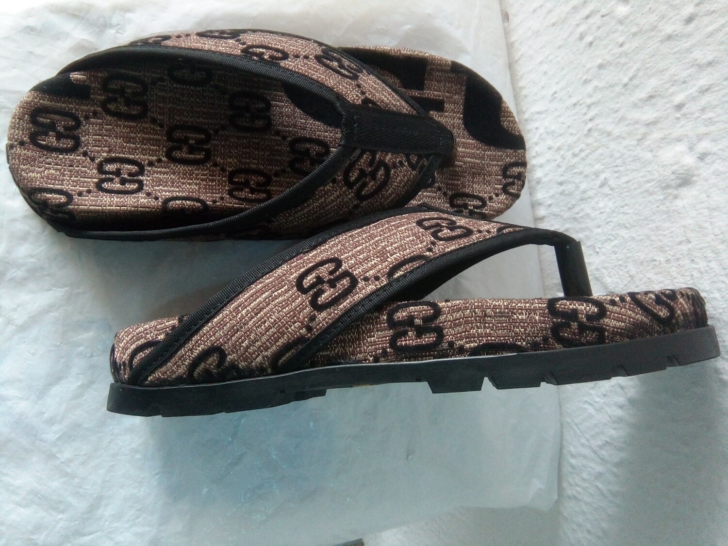 Gucci slippers.