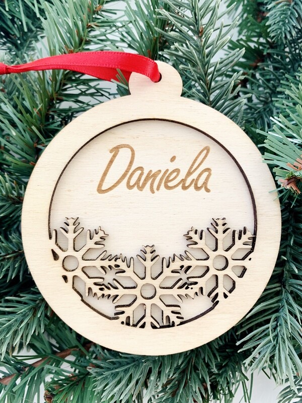 Weihnachtskugel &quot;Schneeflocke&quot;
