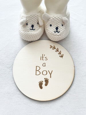 Holzstein It&#39;s a Boy