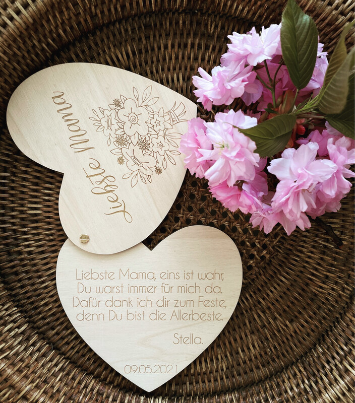 Muttertagsgeschenk &quot;Herzlein&quot;