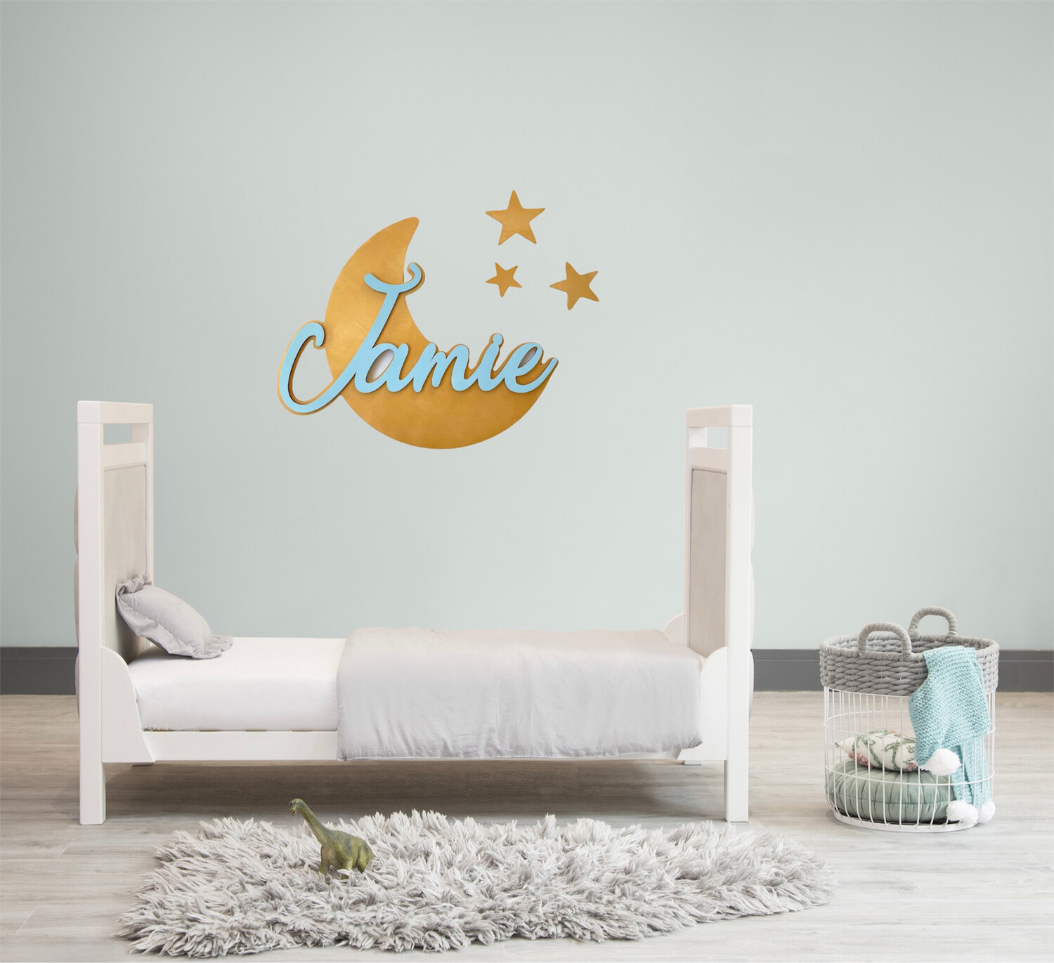 Wanddeko &quot;Goldener Mond&quot;