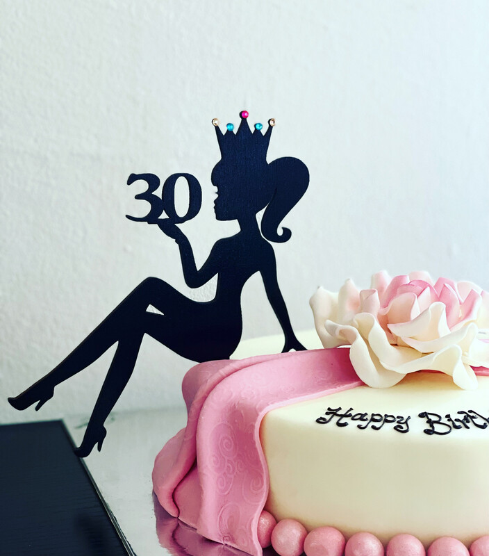Cake Topper &quot;Lady&quot;