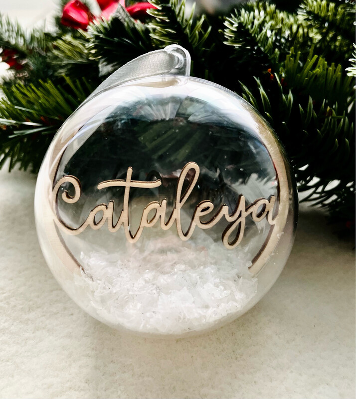 Weihnachtskugel &quot;Snow&quot;