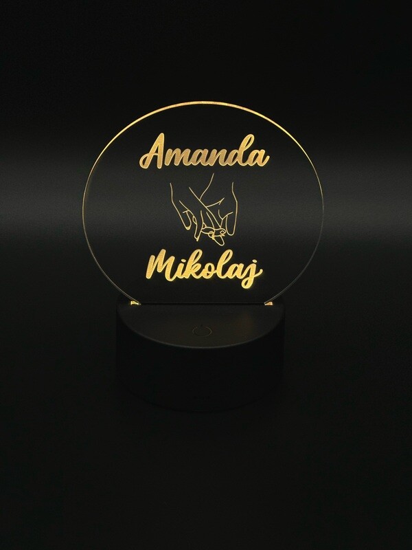 3D LED Lampe