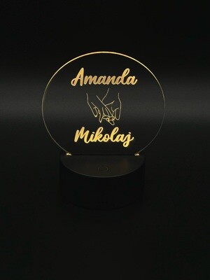 3D LED Lampe