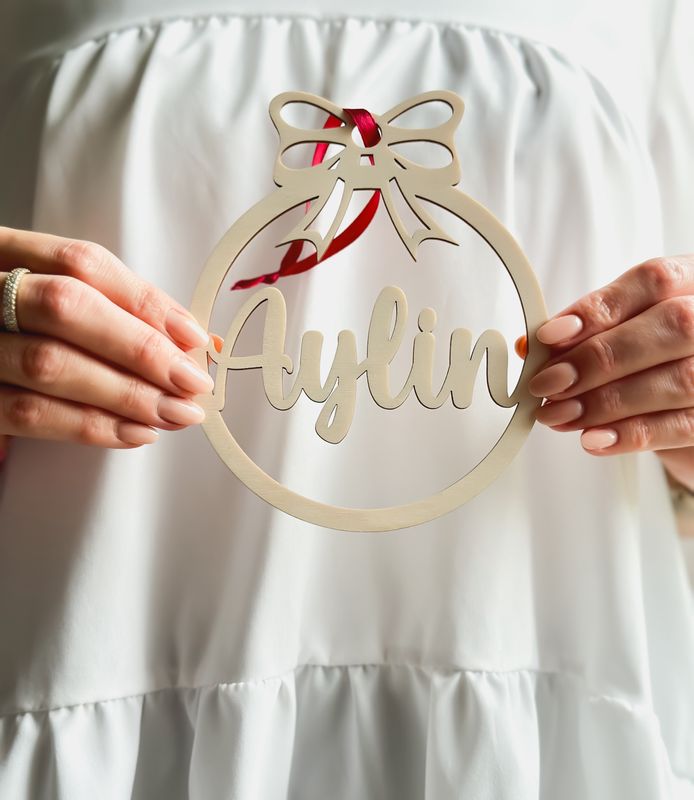 Personalisierte Christbaumkugel